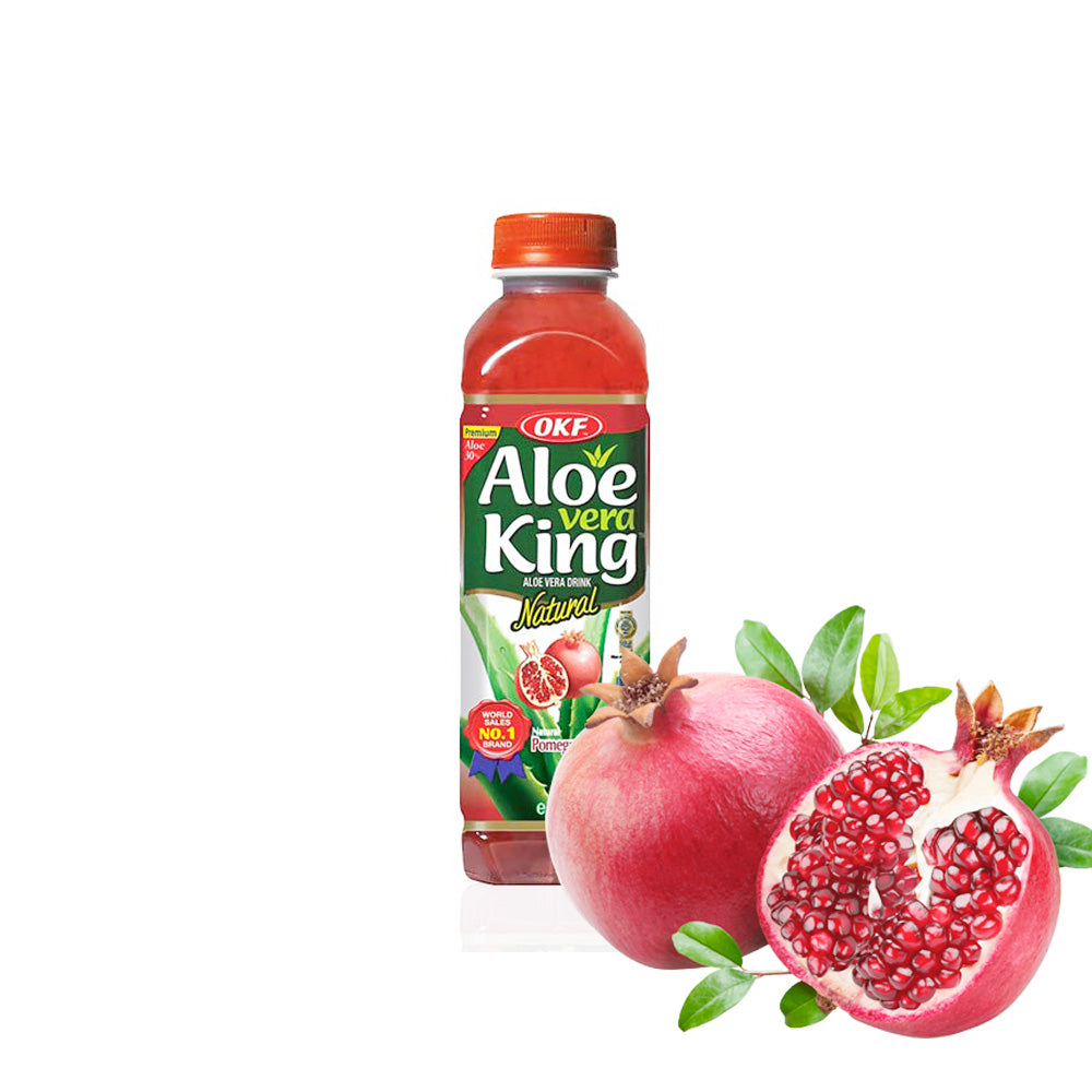 Bebida De Aloe Vera King Sabor A Granada 500ml Okf Alimentacion Asiatica Kimjia 8615