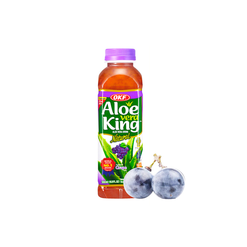 Bebida De Aloe Vera King Sabor A Uva 500ml Okf Alimentacion Asiatica Kimjia 5471