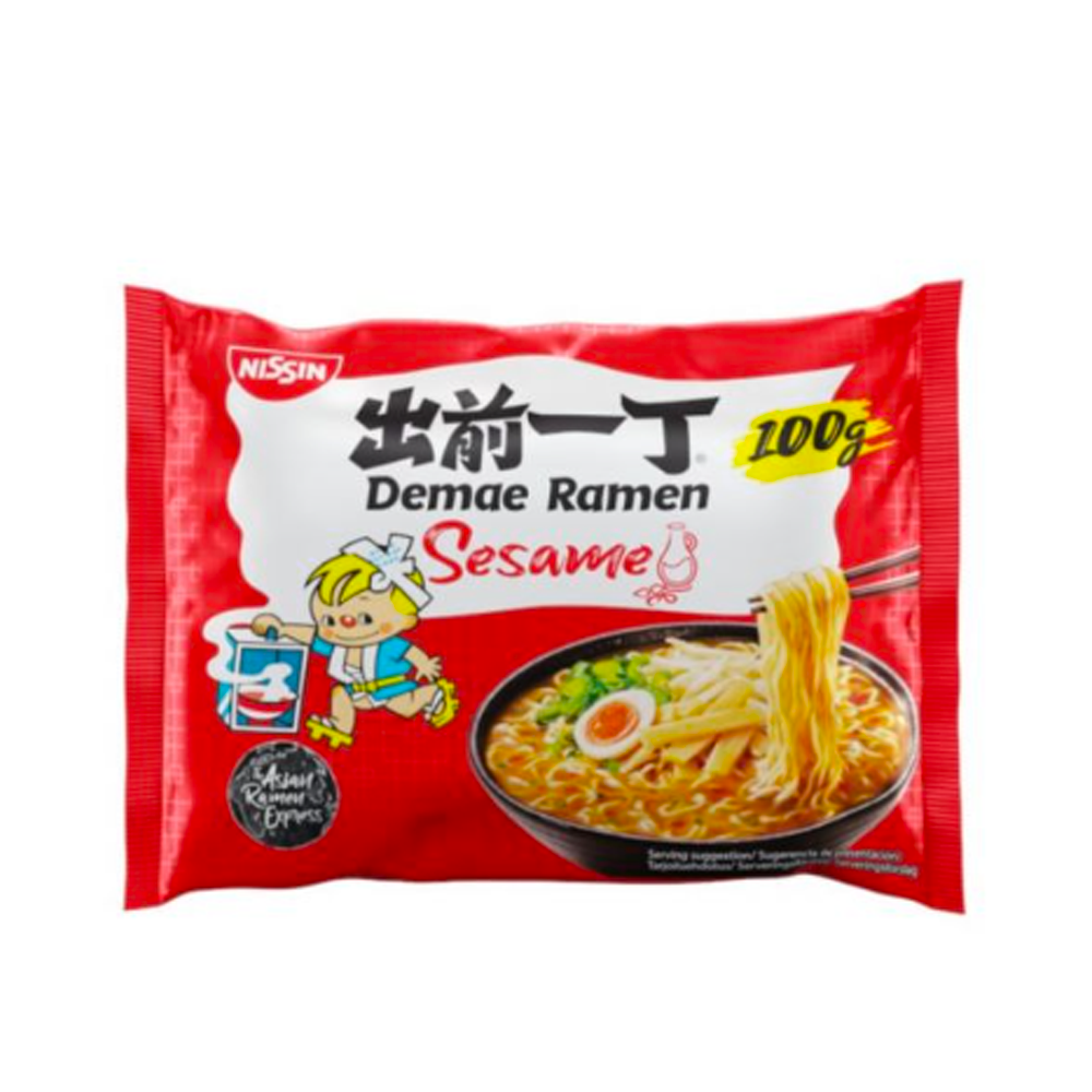 Ramen Japoneses Con Sésamo 100g Nissin Alimentacion Asiatica Kimjia