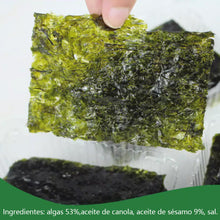 Cargar imagen en el visor de la galería, Snack de Alga Nori Sabor Original 8u. 40g Bibigo
